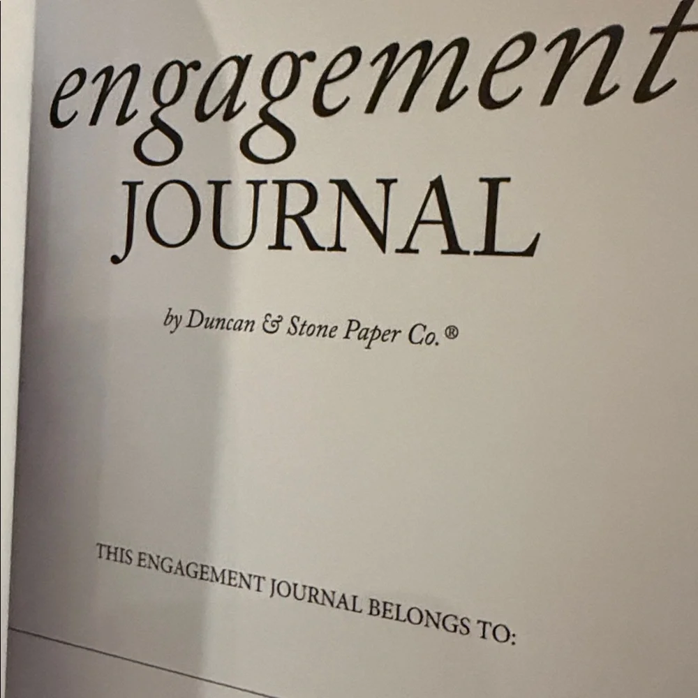 Duncan & Stone Paper‎ Co. Engagement Journal